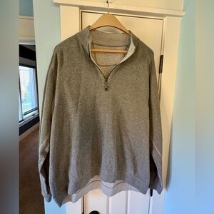 Tommy Bahama Men's Gray Zip-Up Sweater